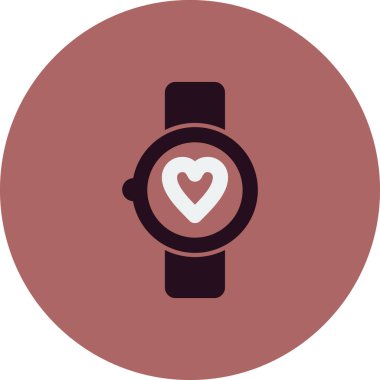 smartwatch simgesi, vektör illüstrasyonu