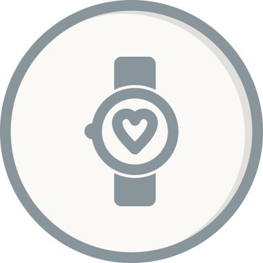 smartwatch simgesi, vektör illüstrasyonu