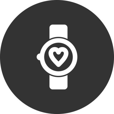 smartwatch simgesi, vektör illüstrasyonu