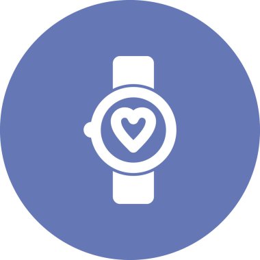 smartwatch simgesi, vektör illüstrasyonu