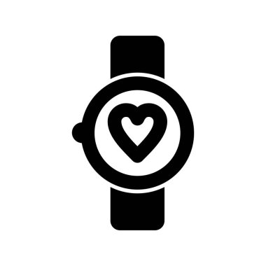 smartwatch simgesi, vektör illüstrasyonu