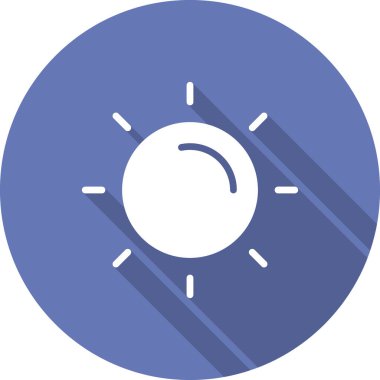 Güneş Simgesi Vektör illüstrasyonu