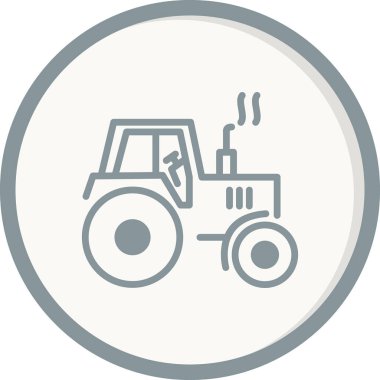 Çekici vektör simgesi modern basit dış hat