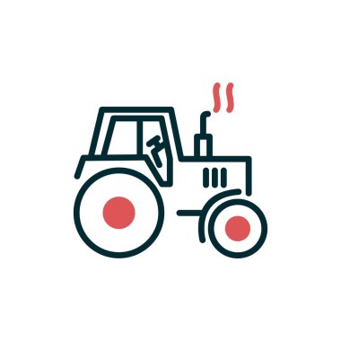 Çekici vektör simgesi modern basit dış hat