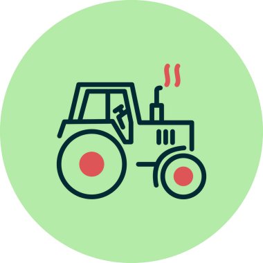 Çekici vektör simgesi modern basit dış hat