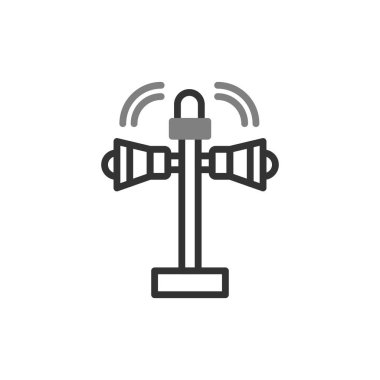 uyarı simgesi vektör illüstrasyonu