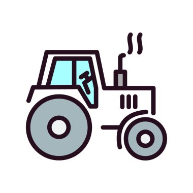 Çekici vektör simgesi modern basit dış hat