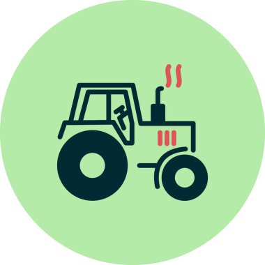 Çekici vektör simgesi modern basit dış hat