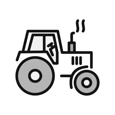 Çekici vektör simgesi modern basit dış hat