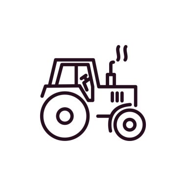 Çekici vektör simgesi modern basit dış hat