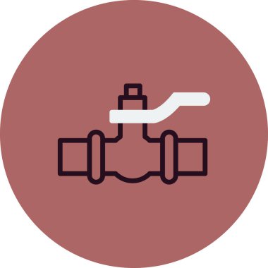 su borusu simgesi, vektör illüstrasyon tasarımı