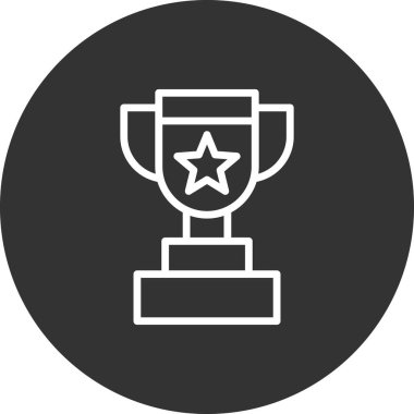 Kupa. Web simgesi basit tasarım