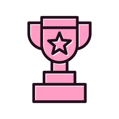 Kupa. Web simgesi basit tasarım