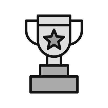 Kupa. Web simgesi basit tasarım