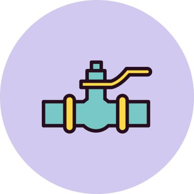 su borusu simgesi, vektör illüstrasyon tasarımı