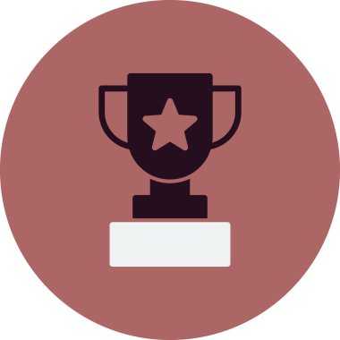 Kupa. Web simgesi basit tasarım