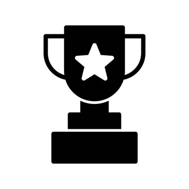 Kupa. Web simgesi basit tasarım