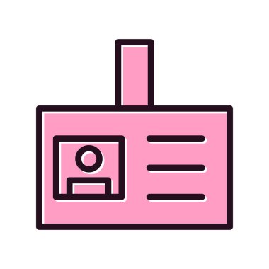 Rozet simge vektör çizim