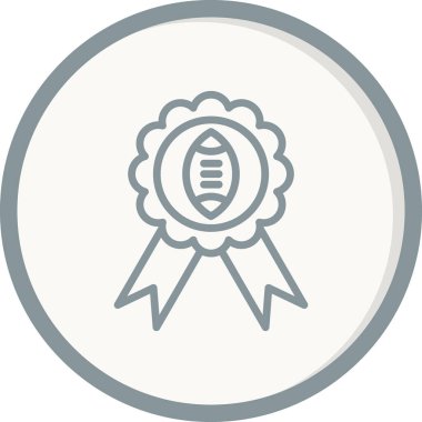 Rozet simge vektör çizim