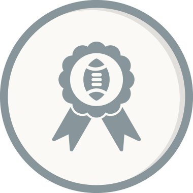 Rozet simge vektör çizim