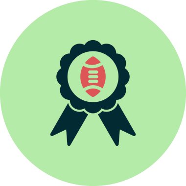 Rozet simge vektör çizim