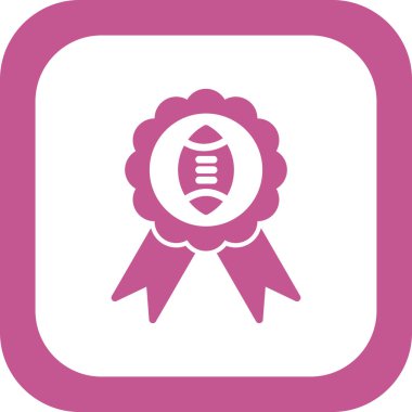 Rozet simge vektör çizim