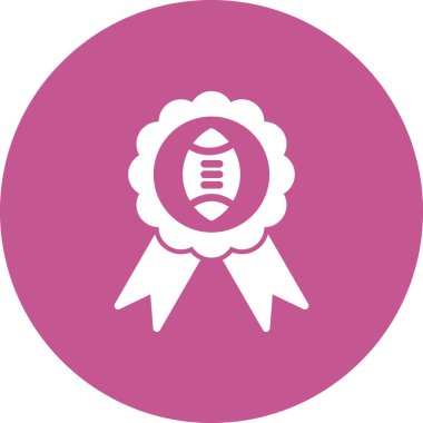 Rozet simge vektör çizim