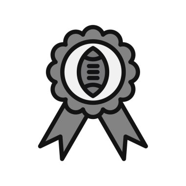 Rozet simge vektör çizim