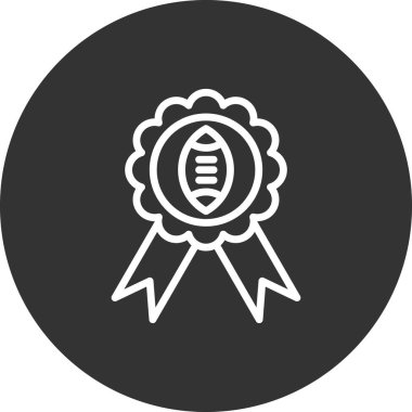 Rozet simge vektör çizim