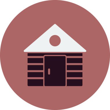 Ev simgesinin vektör illüstrasyonu