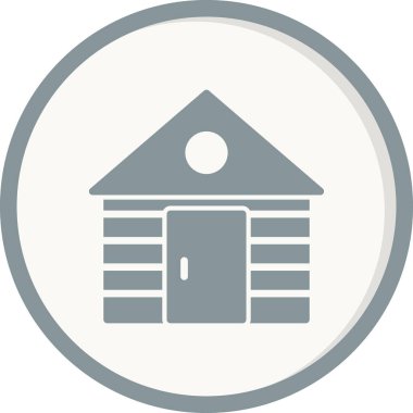 Ev simgesinin vektör illüstrasyonu