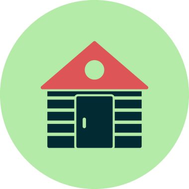 Ev simgesinin vektör illüstrasyonu