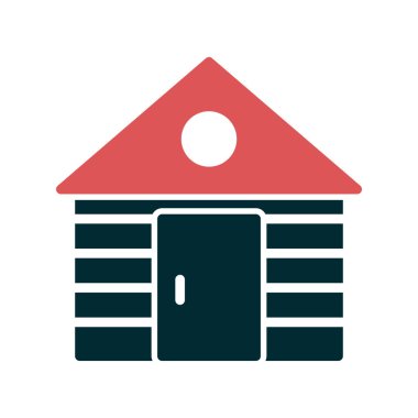 Ev simgesinin vektör illüstrasyonu