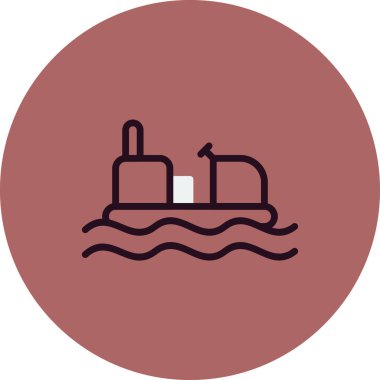 Tampon bot simgesi, vektör illüstrasyonu