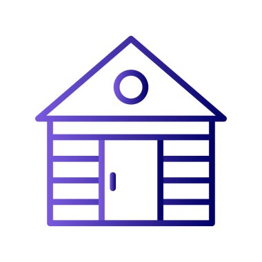 Ev simgesinin vektör illüstrasyonu