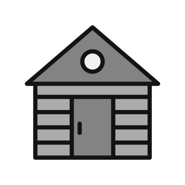 Ev simgesinin vektör illüstrasyonu