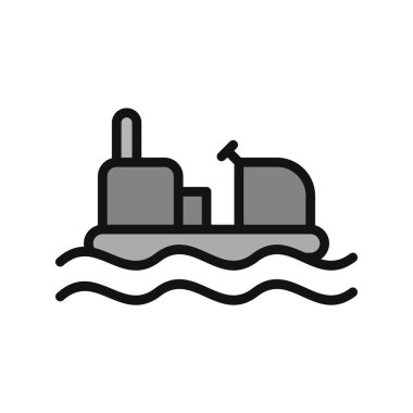 Tampon bot simgesi, vektör illüstrasyonu