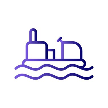 Tampon bot simgesi, vektör illüstrasyonu