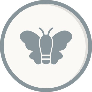 Kelebek simgesi, modern vektör illüstrasyon tasarımı.