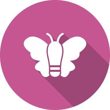 Kelebek simgesi, modern vektör illüstrasyon tasarımı.