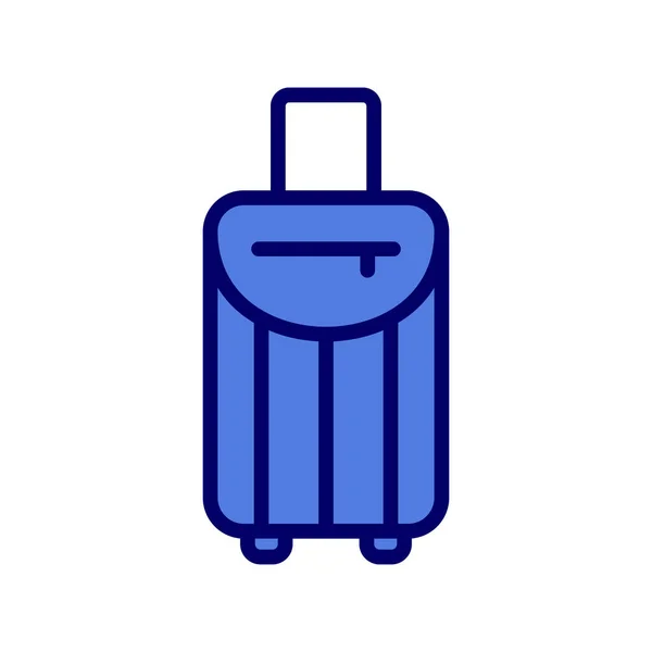 Travel Suitcase Icon Vector Illustration — Stock Vector