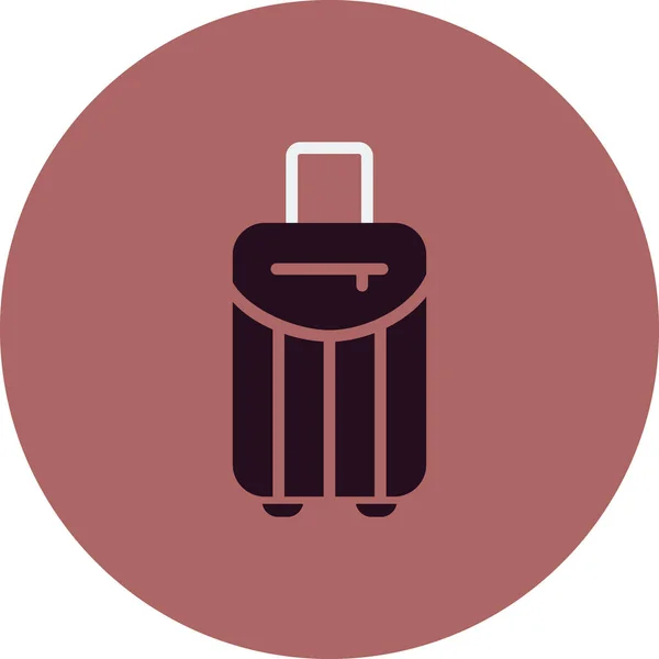 Travel Suitcase Icon Vector Illustration — Stock Vector