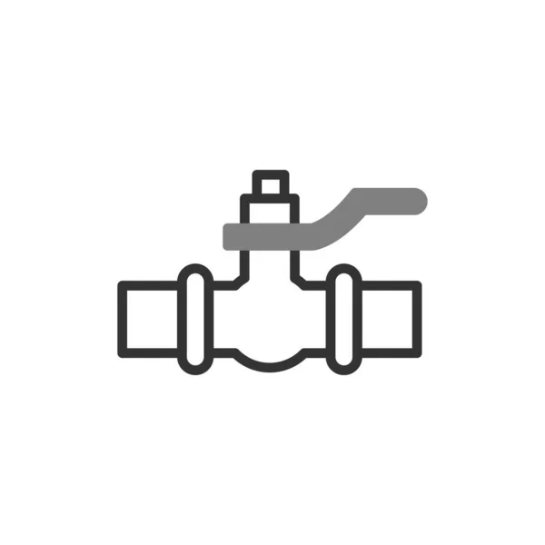 Water Pipe Icon Vector Illustration Design — Wektor stockowy