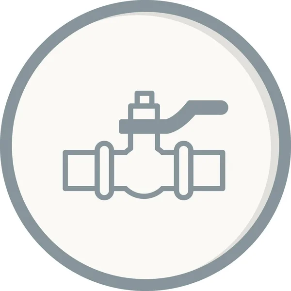 Water Pipe Icon Vector Illustration Design — Stock Vector