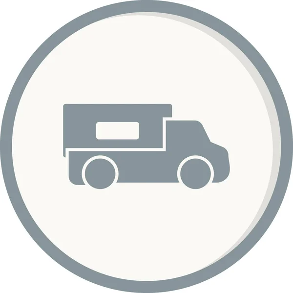 Truck Modern Icon Vector Illustration — Stockvektor