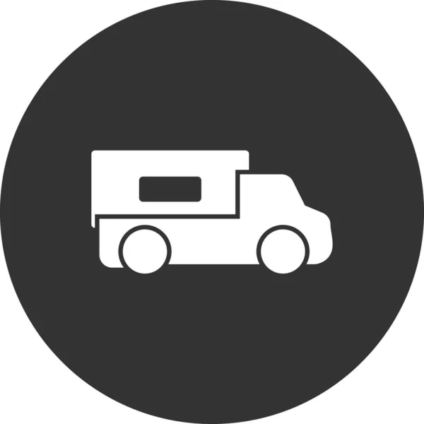 Truck Modern Icon Vector Illustration — стоковый вектор