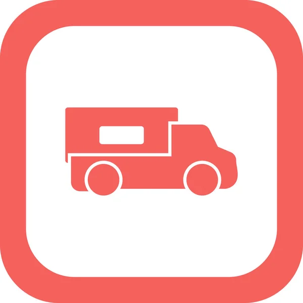 Truck Modern Icon Vector Illustration — 스톡 벡터