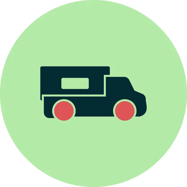 Truck Modern Icon Vector Illustration — Stockvektor