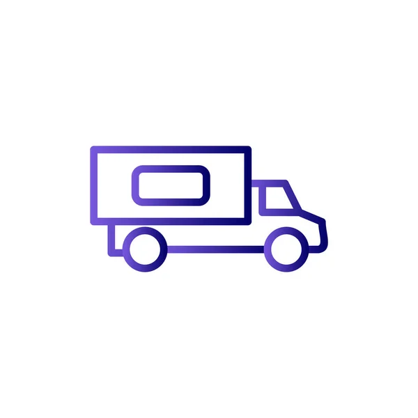 Truck Modern Icon Vector Illustration — Stok Vektör