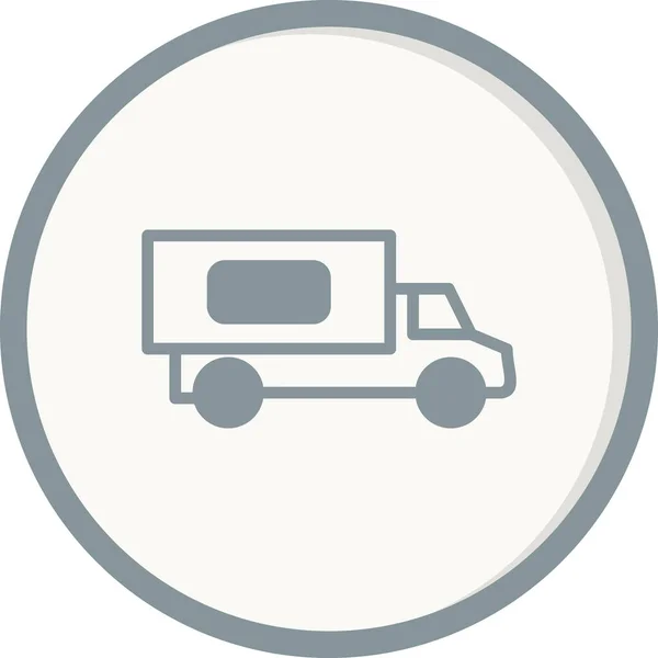 Truck Modern Icon Vector Illustration — Stok Vektör